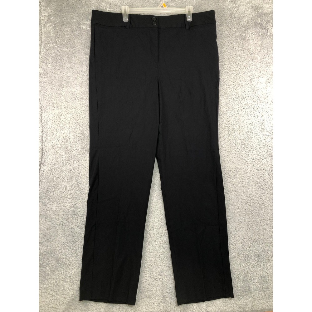 Lane Bryant Pants Women 20 (42x31) Black NWT The 4-Season Straight High-Rise